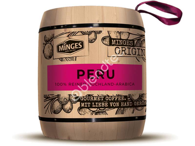 Кофе натуральный жареный в зернах MINGES Origins Peru 100% Арабика (250 г)