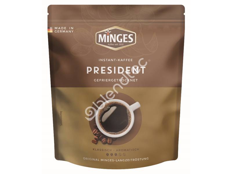 Кофе натуральный растворимый сублимированный MINGES President (200 г)